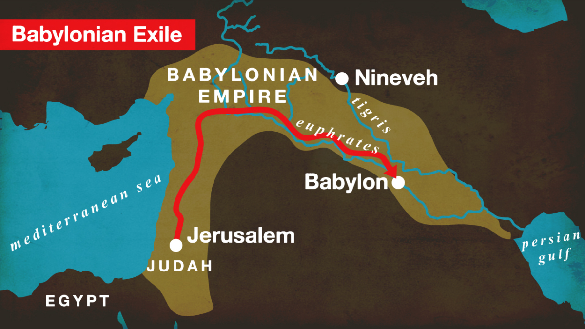 Babylonian Exile Map 1 